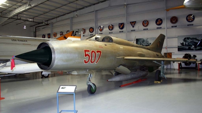 Photo ID 21818 by Ted Miley. Hungary Air Force Mikoyan Gurevich MiG 21PF, 507