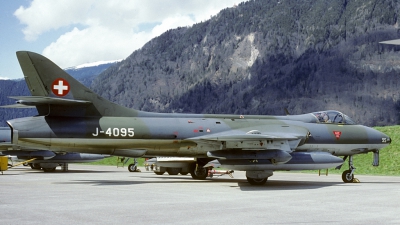 Photo ID 180536 by Joop de Groot. Switzerland Air Force Hawker Hunter F58, J 4095