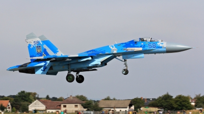Photo ID 180874 by Milos Ruza. Ukraine Air Force Sukhoi Su 27P1M,  