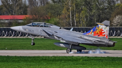 Photo ID 182362 by Radim Spalek. Czech Republic Air Force Saab JAS 39D Gripen, 9820