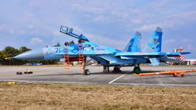 Photo ID 182784 by Radim Spalek. Ukraine Air Force Sukhoi Su 27UB1M, B 1831M1