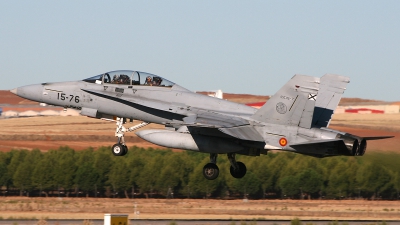 Photo ID 183724 by Ruben Galindo. Spain Air Force McDonnell Douglas CE 15 Hornet EF 18B, CE 15 7