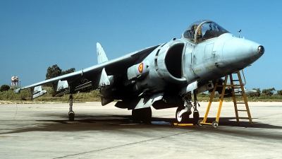 Photo ID 186076 by Carl Brent. Spain Navy McDonnell Douglas AV 8B Harrier II, VA 1A 17