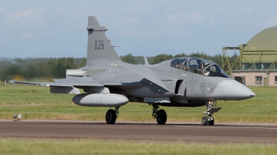Photo ID 22356 by Andy Walker. Sweden Air Force Saab JAS 39D Gripen, 39826