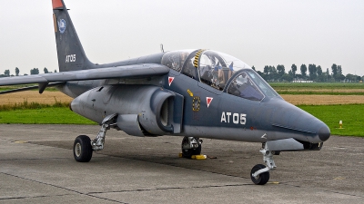 Photo ID 186916 by Jan Eenling. Belgium Air Force Dassault Dornier Alpha Jet 1B, AT05
