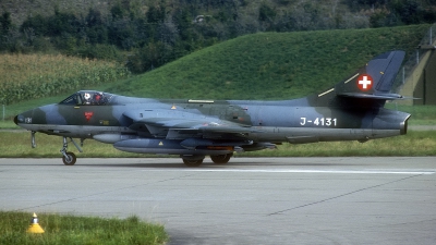 Photo ID 186944 by Rainer Mueller. Switzerland Air Force Hawker Hunter F58A, J 4131
