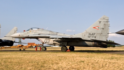Photo ID 188447 by Jan Eenling. Hungary Air Force Mikoyan Gurevich MiG 29B 9 12A, 03