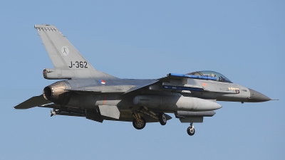 Photo ID 190356 by Peter Boschert. Netherlands Air Force General Dynamics F 16AM Fighting Falcon, J 362