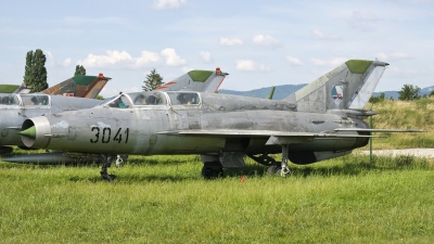 Photo ID 22710 by Jörg Pfeifer. Slovakia Air Force Mikoyan Gurevich MiG 21UM, 3041