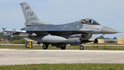 Photo ID 193352 by Stamatis Alipasalis. USA Air Force General Dynamics F 16C Fighting Falcon, 87 0244