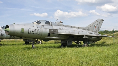 Photo ID 23327 by Jörg Pfeifer. Czechoslovakia Air Force Mikoyan Gurevich MiG 21F 13, 0903