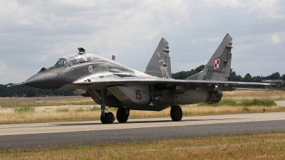 Photo ID 200105 by Coert van Breda. Poland Air Force Mikoyan Gurevich MiG 29UB 9 51, 15