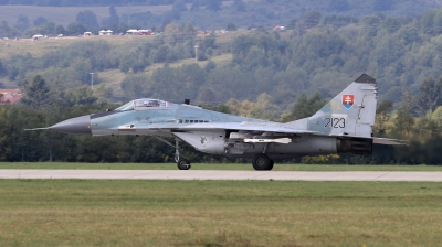 Photo ID 199192 by Milos Ruza. Slovakia Air Force Mikoyan Gurevich MiG 29AS, 2123