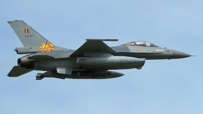 Photo ID 202107 by Rainer Mueller. Belgium Air Force General Dynamics F 16AM Fighting Falcon, FA 107