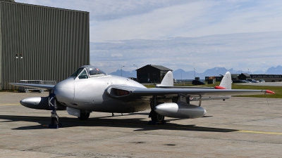 Photo ID 202198 by Lieuwe Hofstra. Private Warbirds of Norway De Havilland DH 100 Vampire FB 6, LN DHY