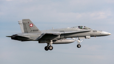 Photo ID 203868 by Jan Eenling. Switzerland Air Force McDonnell Douglas F A 18C Hornet, J 5020