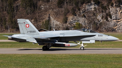 Photo ID 203858 by Thomas Ziegler - Aviation-Media. Switzerland Air Force McDonnell Douglas F A 18C Hornet, J 5020