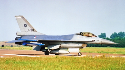 Photo ID 203955 by Jan Eenling. Netherlands Air Force General Dynamics F 16A Fighting Falcon, J 138