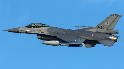 Photo ID 204087 by Thomas Ziegler - Aviation-Media. Netherlands Air Force General Dynamics F 16AM Fighting Falcon, J 509