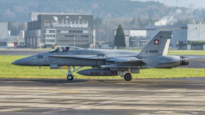 Photo ID 204721 by Martin Thoeni - Powerplanes. Switzerland Air Force McDonnell Douglas F A 18C Hornet, J 5001