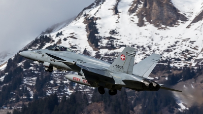 Photo ID 204700 by Thomas Ziegler - Aviation-Media. Switzerland Air Force McDonnell Douglas F A 18C Hornet, J 5006