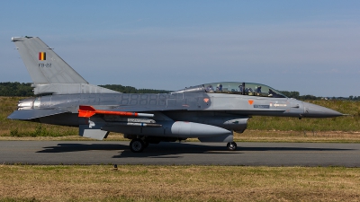 Photo ID 206385 by Thomas Ziegler - Aviation-Media. Belgium Air Force General Dynamics F 16BM Fighting Falcon, FB 22