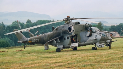 Photo ID 207260 by Radim Spalek. Czech Republic Air Force Mil Mi 35 Mi 24V, 0703
