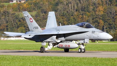 Photo ID 207267 by Andreas Zeitler - Flying-Wings. Switzerland Air Force McDonnell Douglas F A 18C Hornet, J 5021