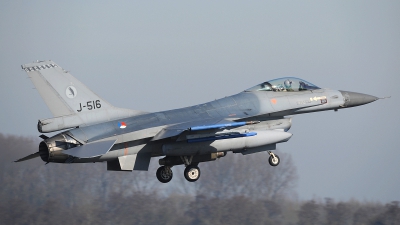 Photo ID 207398 by Peter Boschert. Netherlands Air Force General Dynamics F 16AM Fighting Falcon, J 516
