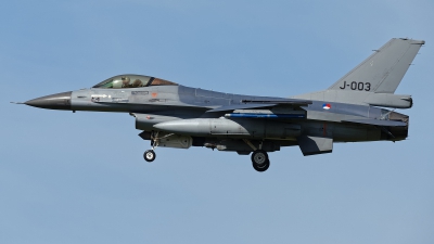 Photo ID 208850 by Rainer Mueller. Netherlands Air Force General Dynamics F 16AM Fighting Falcon, J 003