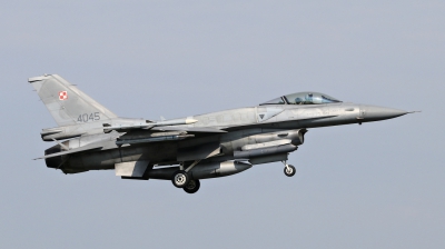 Photo ID 209250 by Milos Ruza. Poland Air Force General Dynamics F 16C Fighting Falcon, 4045