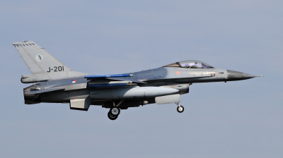Photo ID 209336 by Milos Ruza. Netherlands Air Force General Dynamics F 16AM Fighting Falcon, J 201
