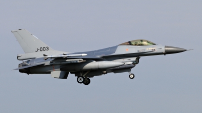 Photo ID 209388 by Milos Ruza. Netherlands Air Force General Dynamics F 16AM Fighting Falcon, J 003
