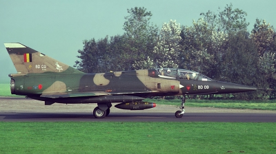 Photo ID 24668 by Lieuwe Hofstra. Belgium Air Force Dassault Mirage 5BD, BD09