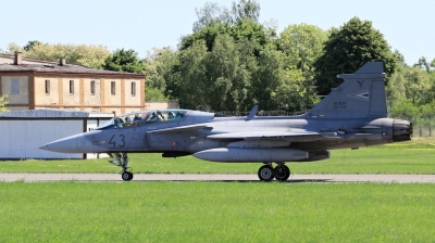 Photo ID 210880 by Milos Ruza. Hungary Air Force Saab JAS 39D Gripen, 43