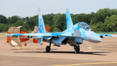 Photo ID 213025 by mark van der vliet. Ukraine Air Force Sukhoi Su 27UB1M, B 1831M1