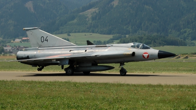 Photo ID 24964 by Radim Spalek. Austria Air Force Saab J35Oe MkII Draken, 04