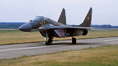 Photo ID 214455 by Gerrit Kok Collection. East Germany Air Force Mikoyan Gurevich MiG 29, 745