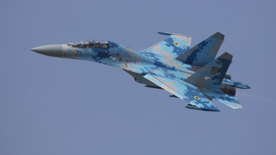Photo ID 214863 by Lars Kitschke. Ukraine Air Force Sukhoi Su 27UB1M, B 1831M1
