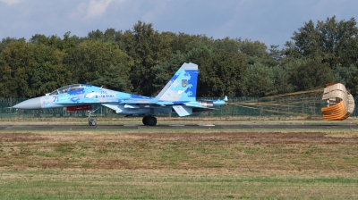 Photo ID 215448 by Hans-Werner Klein. Ukraine Air Force Sukhoi Su 27UB1M, B 1831M1