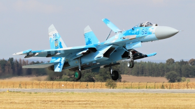 Photo ID 215475 by Milos Ruza. Ukraine Air Force Sukhoi Su 27P1M,  