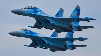 Photo ID 215817 by Radim Spalek. Ukraine Air Force Sukhoi Su 27UB1M, B 1831M1