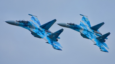 Photo ID 215818 by Radim Spalek. Ukraine Air Force Sukhoi Su 27UB1M, B 1831M1
