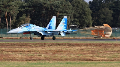 Photo ID 215530 by Milos Ruza. Ukraine Air Force Sukhoi Su 27UB1M, B 1831M1