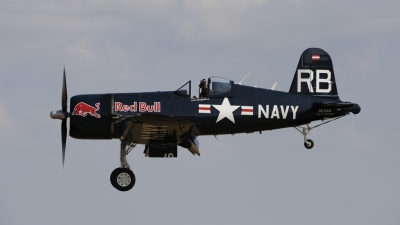 Photo ID 216027 by rinze de vries. Private Red Bull Vought F4U 4 Corsair, OE EAS