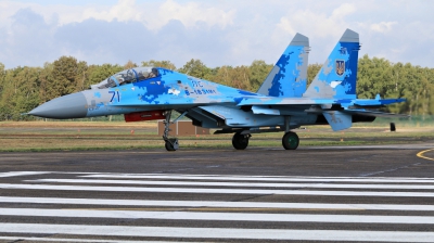 Photo ID 216075 by Milos Ruza. Ukraine Air Force Sukhoi Su 27UB1M, B 1831M1