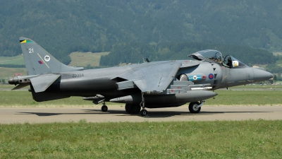 Photo ID 25125 by Radim Spalek. UK Air Force British Aerospace Harrier GR 7, ZD354