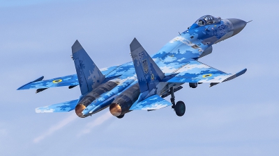Photo ID 220654 by Matthias Becker. Ukraine Air Force Sukhoi Su 27P1M,  
