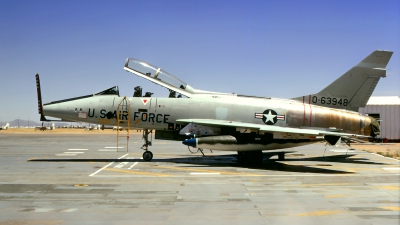 Photo ID 220881 by Gerrit Kok Collection. USA Air Force North American F 100F Super Sabre, 56 3948