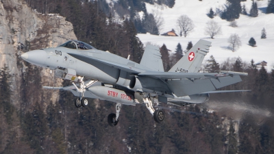 Photo ID 222424 by Luca Fahrni. Switzerland Air Force McDonnell Douglas F A 18C Hornet, J 5010